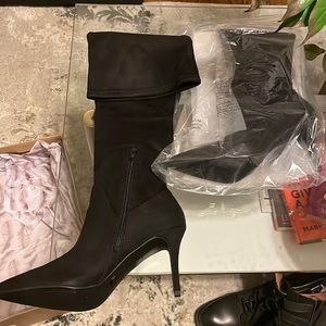 Brand new microsuede black over the knee Jessica Simpson boot